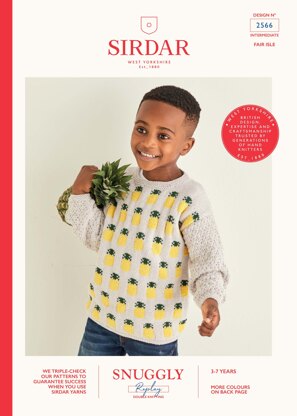 Ananas Top in Sirdar Snuggly Replay - 2566 - Downloadable PDF