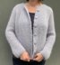 Strickanleitung Strickjacke Mohair-Strickjacke in Halbpatent, Cardigan