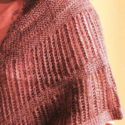Wild Blocks Shawl - knitting pattern