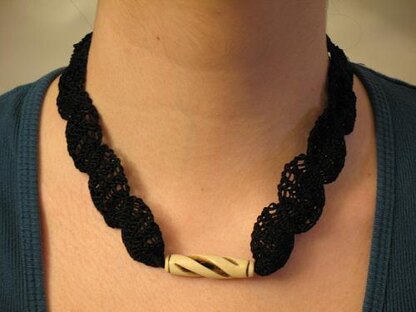 Tunisian Crochet Jewelry Set