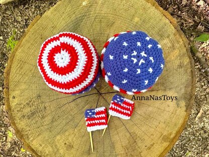 Cupcakes for US Independence Day