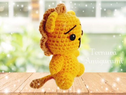 Little lion crochet pattern