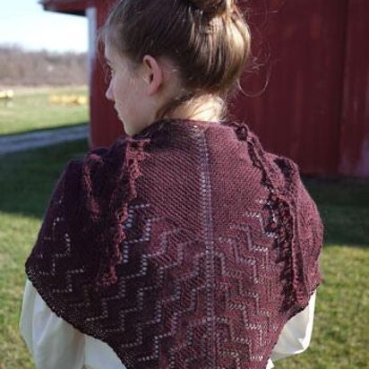 Crooked Walking Shawl