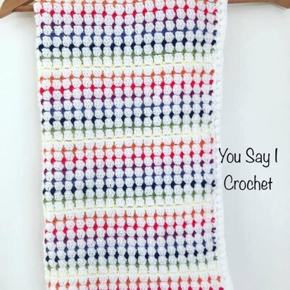 Block Stitch Crochet Blanket