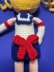 Japanese Warrior amigurumi doll