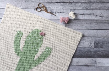 Cactus wall hanging