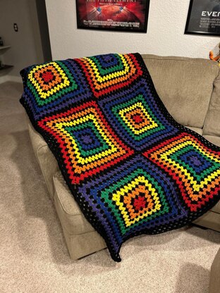 Rainbow Connection Blanket