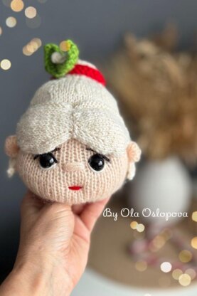 Mrs Claus knitting pattern