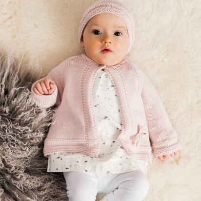 Cardigan and Hat in Rico Baby Dream DK - 787 - Downloadable PDF