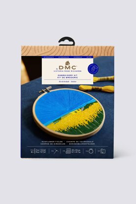 DMC Sunflower Fields by Victoria Rose Richards Intermediate Embroidery Kit