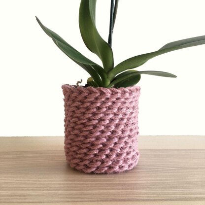 Crocheted Plant Pot