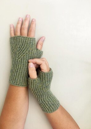 Hosta fingerless gloves