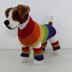 Rainbow Dog Coat and Legwarmers