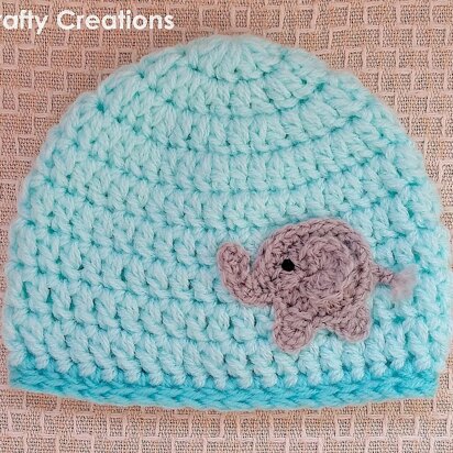 Elephant Newborn Beanie