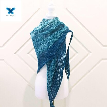 Winter Green Shawl