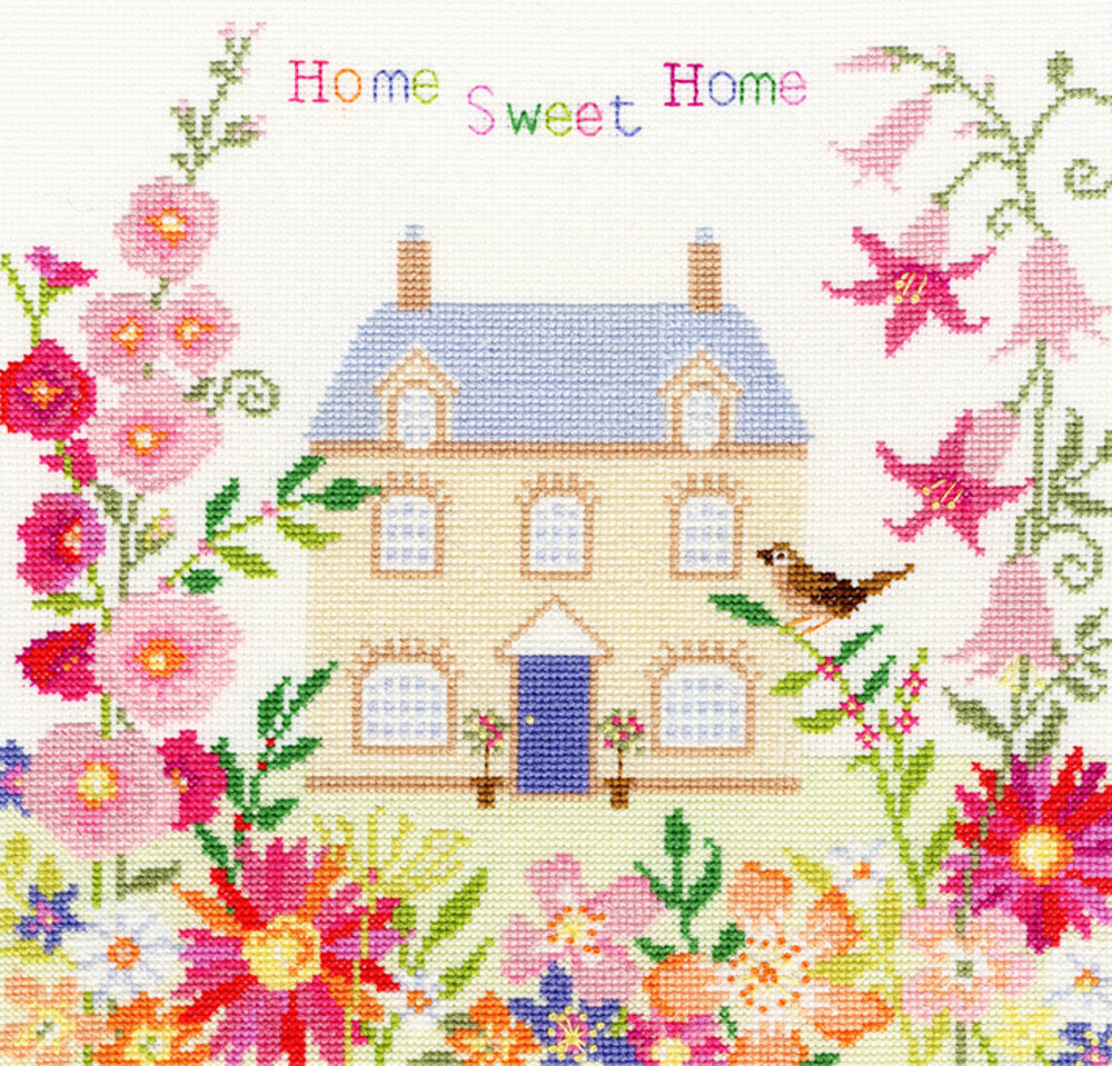 Схема вышивка крестом home sweet home