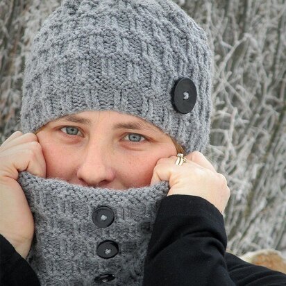 Winter Chill Reversible Hat - knitting pattern