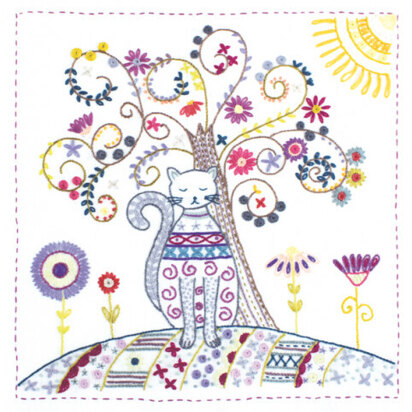 Un Chat Dans L'Aiguille My Tree of Life Printed Embroidery Kit