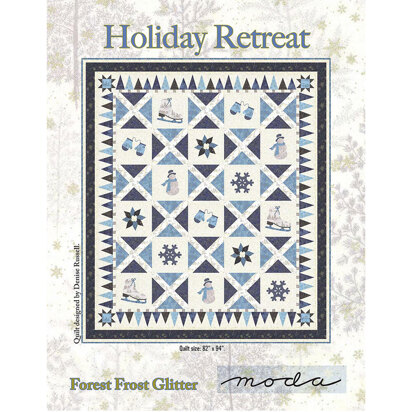 Moda Fabrics Holiday Retreat Quilt - Downloadable PDF