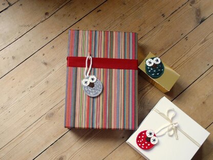 Christmas Owl Gift Tags