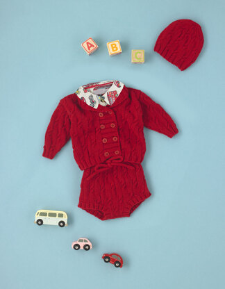 Knotty Set - Free Knitting Pattern for Babies in Paintbox Yarns Baby DK - Free Downloadable PDF