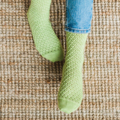 Sugar Craving Textured Socks in SweetGeorgia Bulletproof Sock - Downloadable PDF