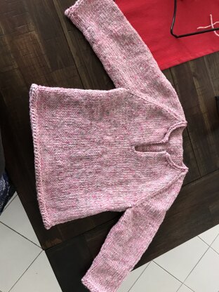 Indigo's pullover