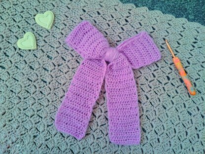 Crochet Feminine Hair Bow Pattern