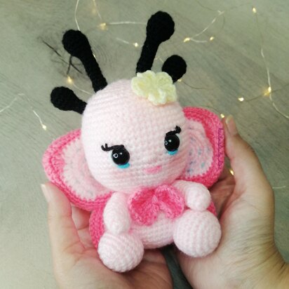 Tootsie the Butterfly Amigurumi