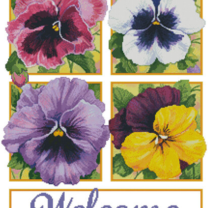 Pretty Pansies - #13883-PFLD