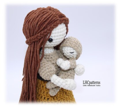 Mother with Baby Crochet Pattern