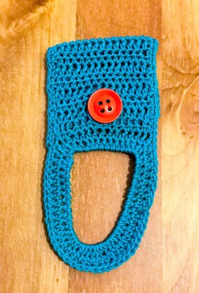 Crochet Thread Dishtowel Holder