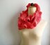 Coral Ruffled Snood