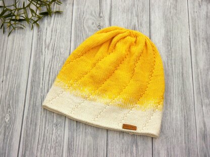 Mütze LIMON mit Bommel oder Beanie - 2in1 - No.183