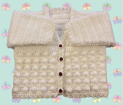 Textured Panel Cardigan for Baby