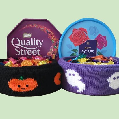 Halloween chocolate tub covers