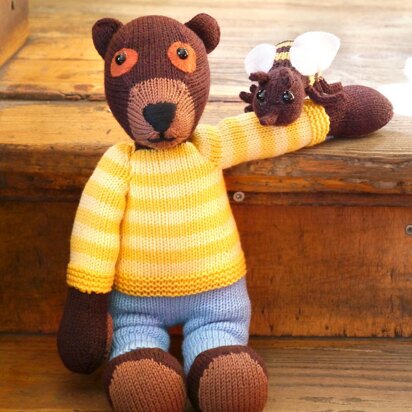 Teddy Carlos and Little Bee - knitting pattern
