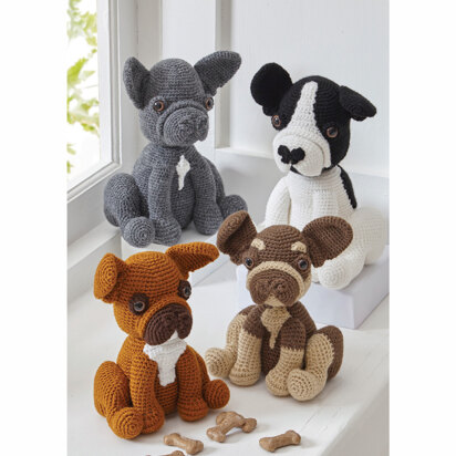 Dog Toys in King Cole Big Value DK 50g & Pricewise DK - P9175 - Leaflet