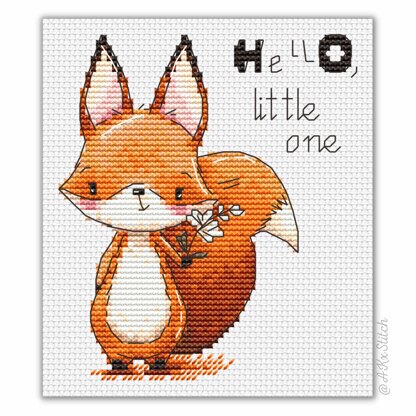 Hello, Little One Cross Stitch PDF Pattern