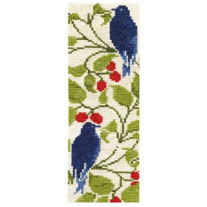 DMC The V&A - Bird and Berry - C.F.A Voysey Bookmark - 6cm x 19.5cm