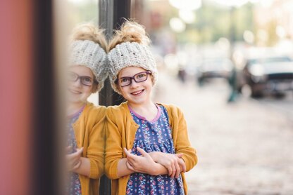 The Caty Cap Beanie with Messy Bun Option 045