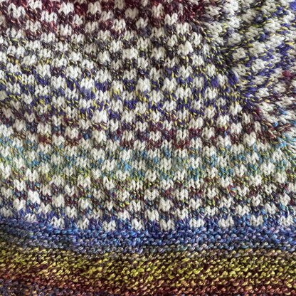 Tiny Checks Shawl