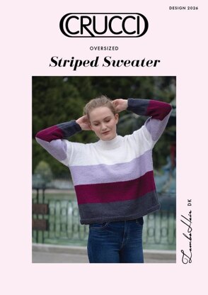 2026 Oversized Striped Sweater