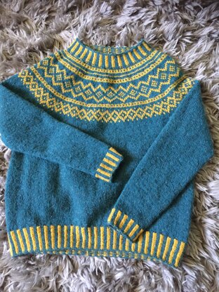 Fairisle yoke jumper