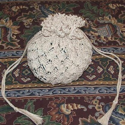 Vintage Style Drawstring Bag Crochet pattern by Cobbler's Cabin, Knitting  Patterns