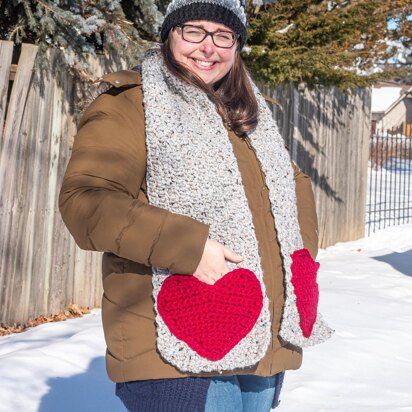 Wool You Be Mine Crochet Scarf