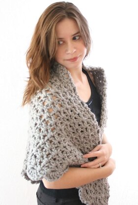 C02 Chunky Shell Shawl