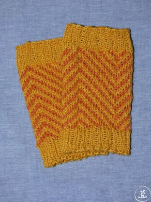 Ankle / wrist warmers Big Zigzag