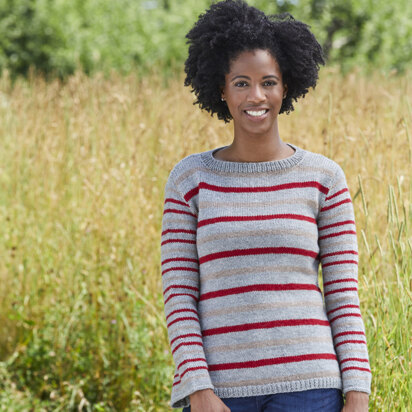 Beebalm Sweater in Valley Yarns Northampton - 917 - Downloadable PDF