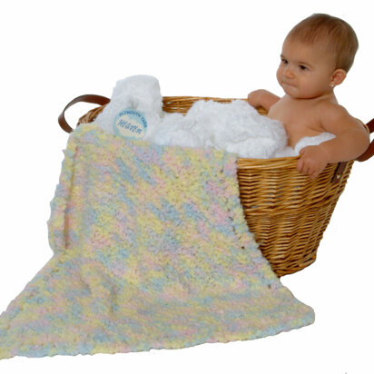 Mini Baby Blanket in Plymouth Heaven - F138